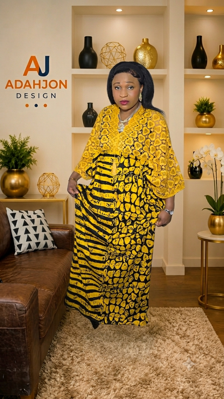 Long Ankara Gown