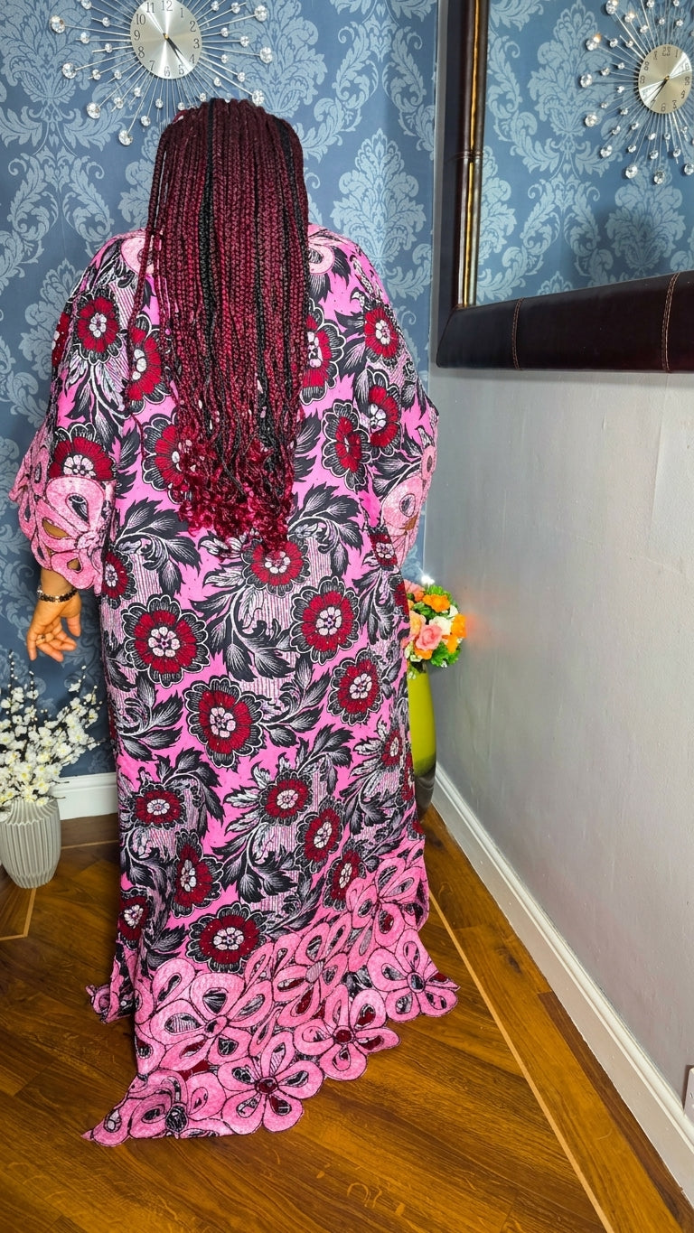 Ankara With Embroidery