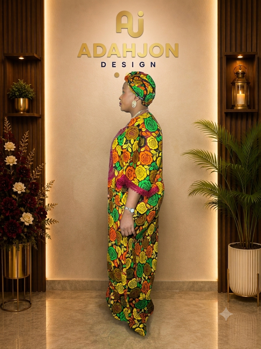 Long Ankara Gown