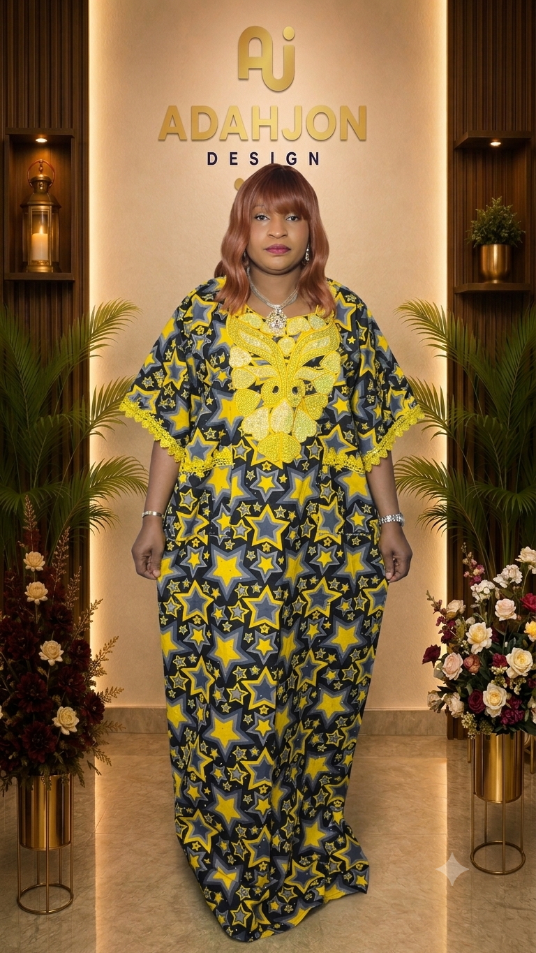 Long Ankara Gown