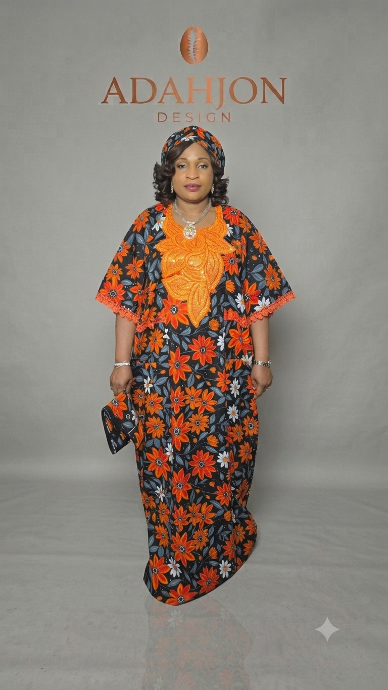 Long Ankara Gown