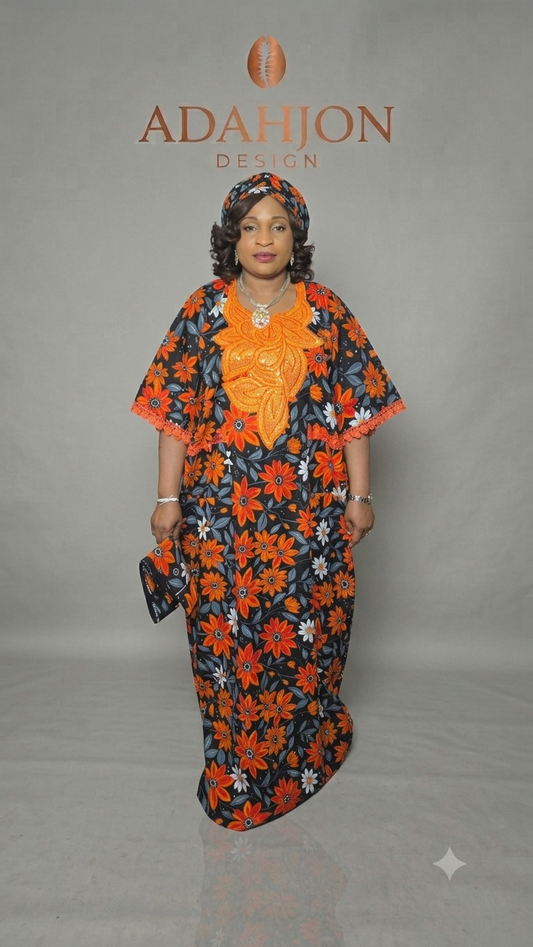 Long Ankara Gown