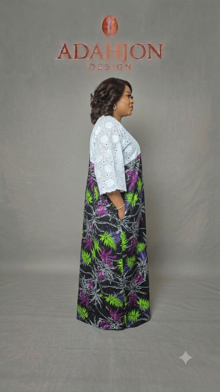 Long Ankara Gown