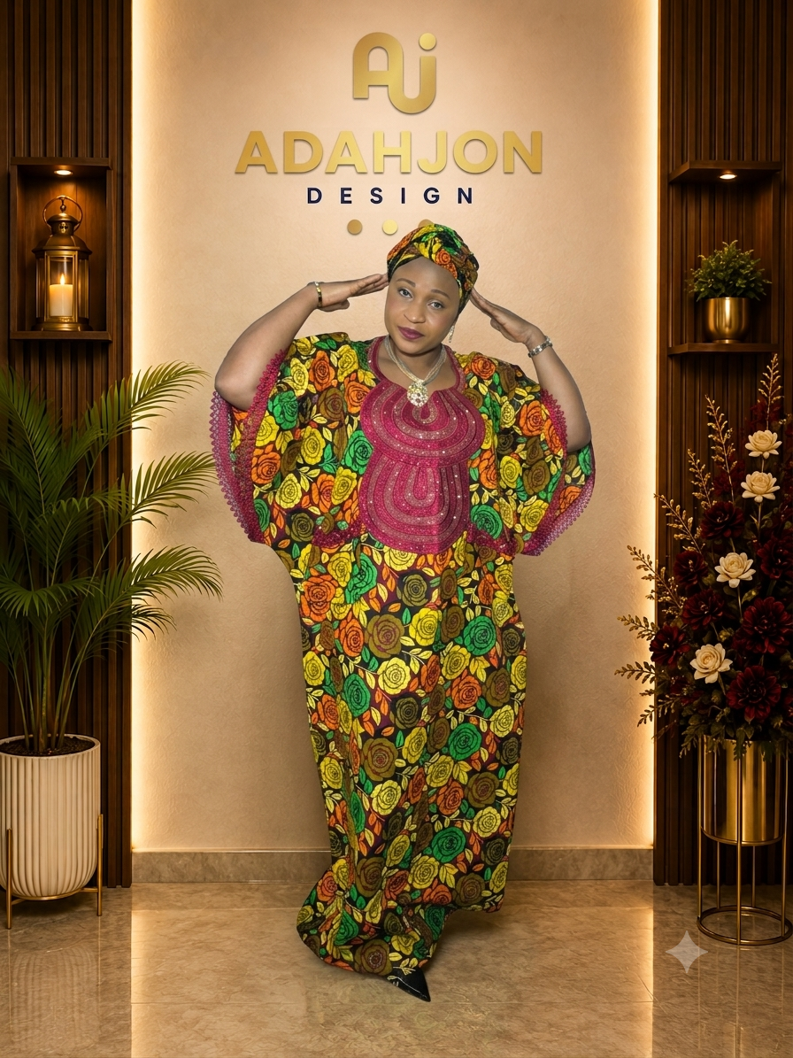 Long Ankara Gown