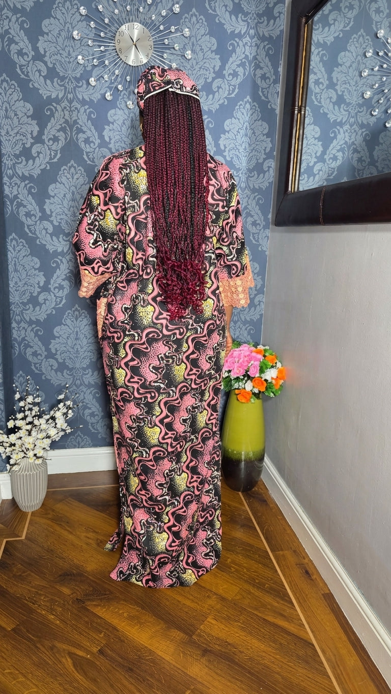 Ankara With Embroidery