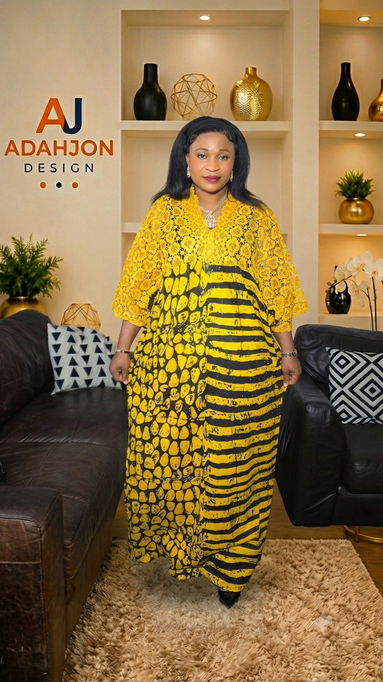 Long Ankara Gown