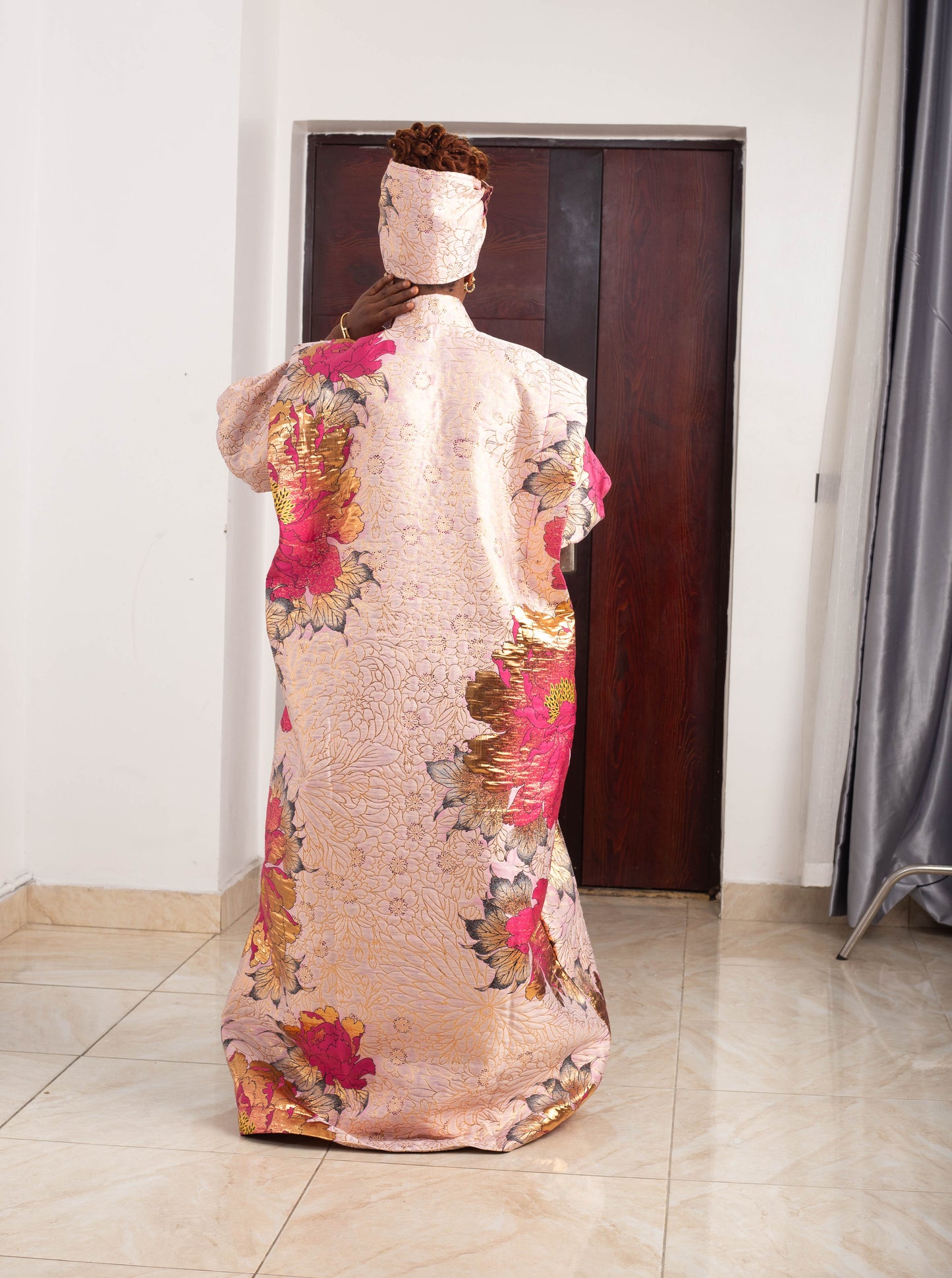LONG GOWN BROCADE