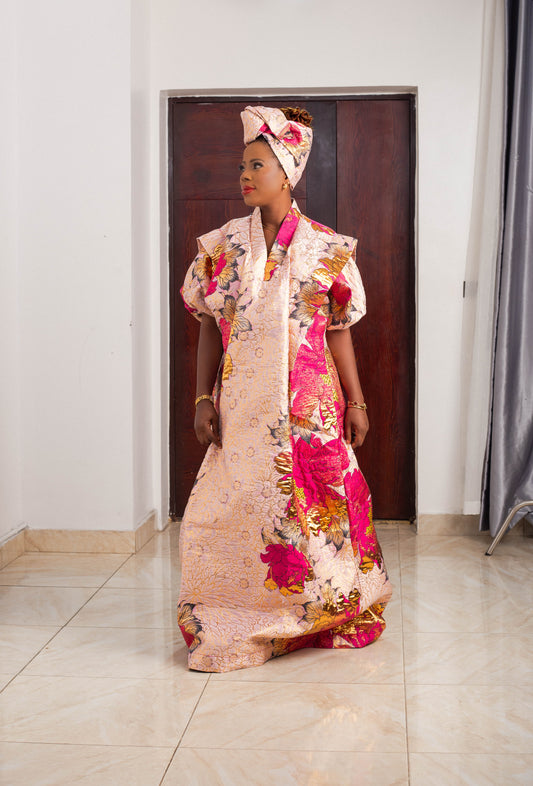 LONG GOWN BROCADE