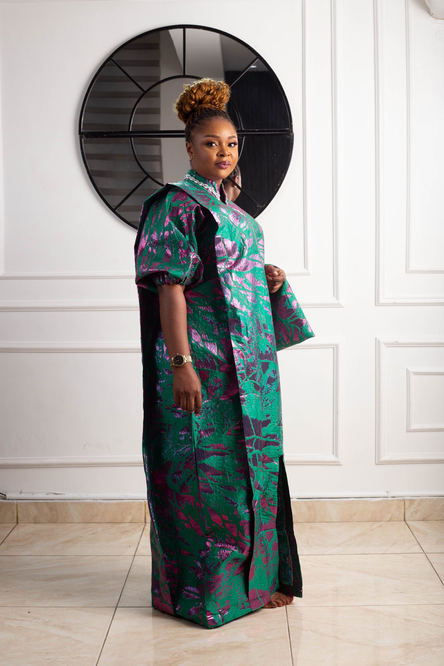 LONG GOWN BROCADE