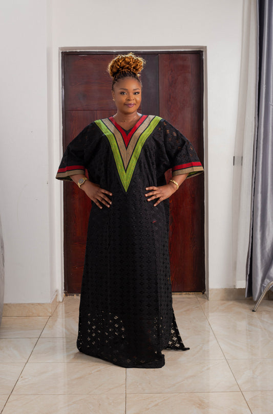 ROSE LONG GOWN SAMPLE LACE ASO OKE