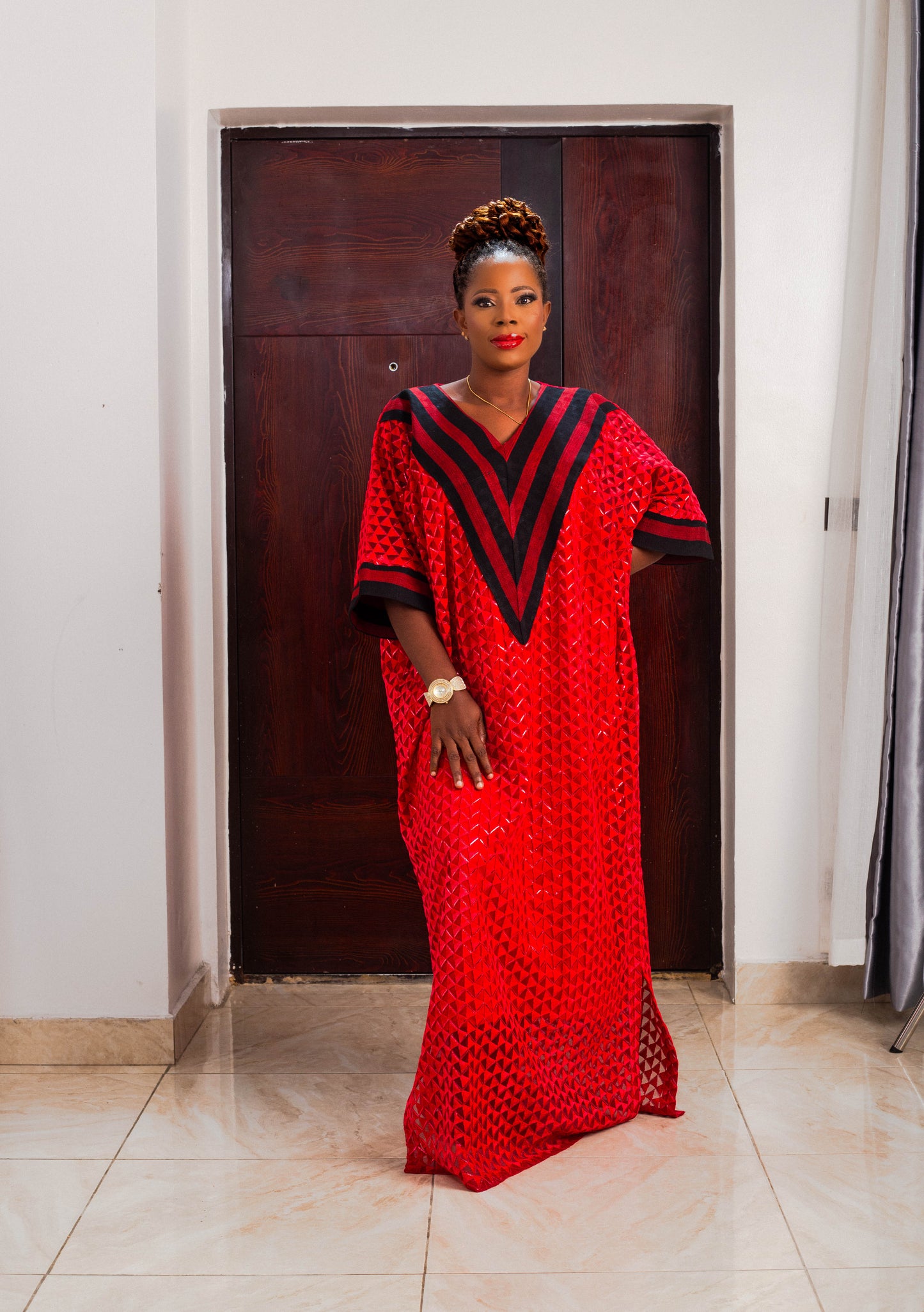 LONG GOWN SAMPLE LACE ASO OKE