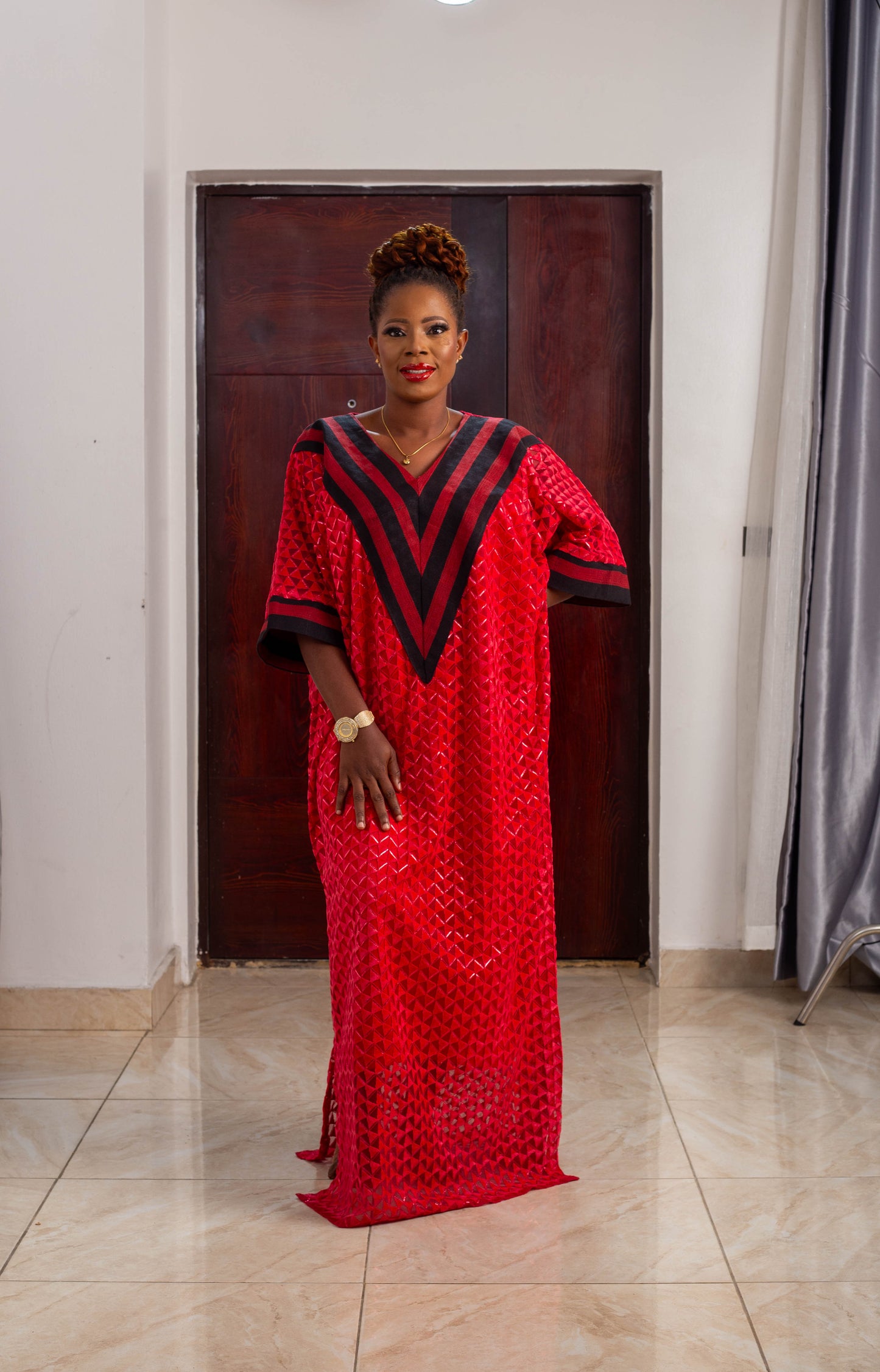LONG GOWN SAMPLE LACE ASO OKE