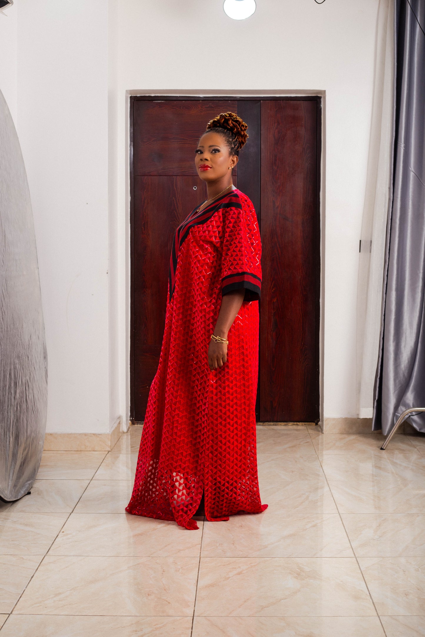 LONG GOWN SAMPLE LACE ASO OKE