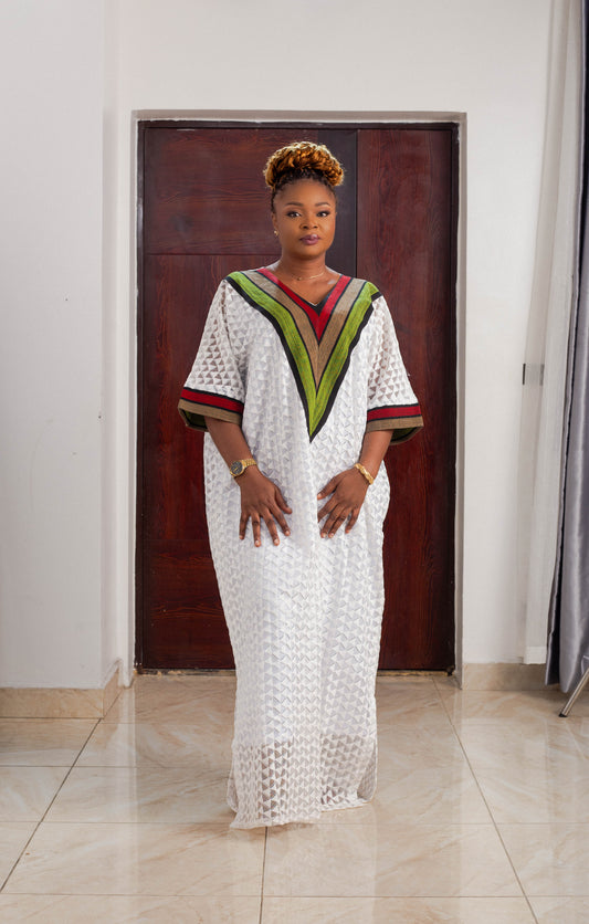 CLASSIC LONG GOWN SAMPLE LACE ASO OKE