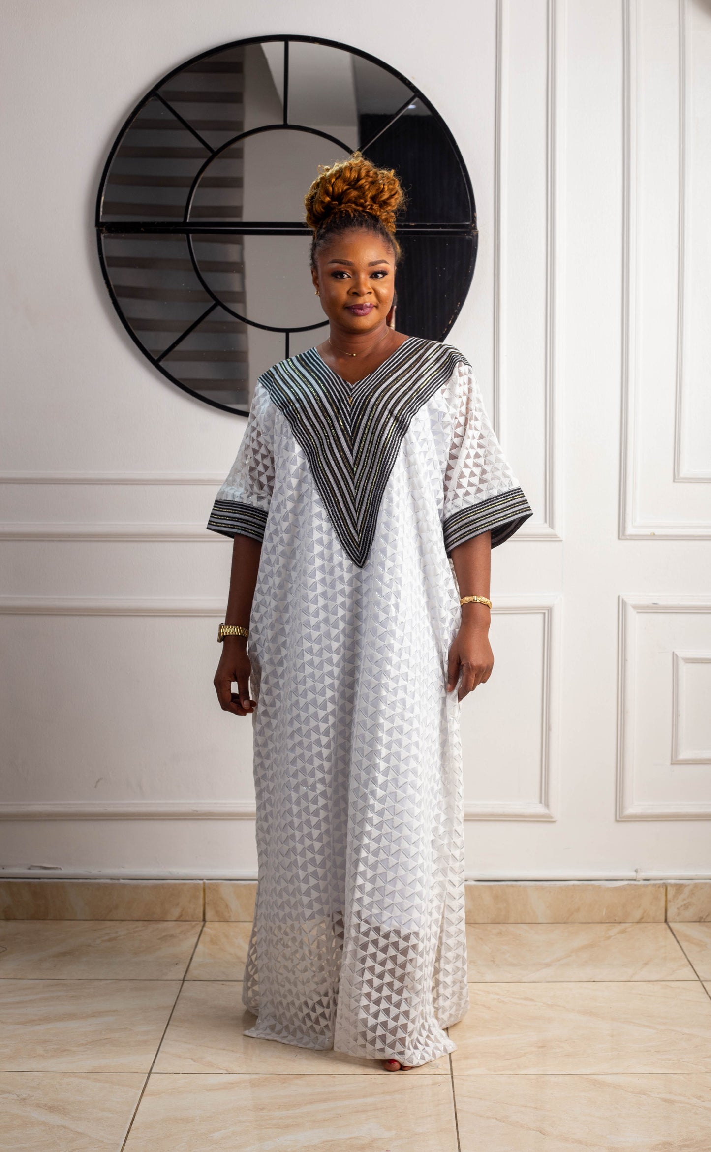 ROSE LONG GOWN SAMPLE LACE ASO OKE
