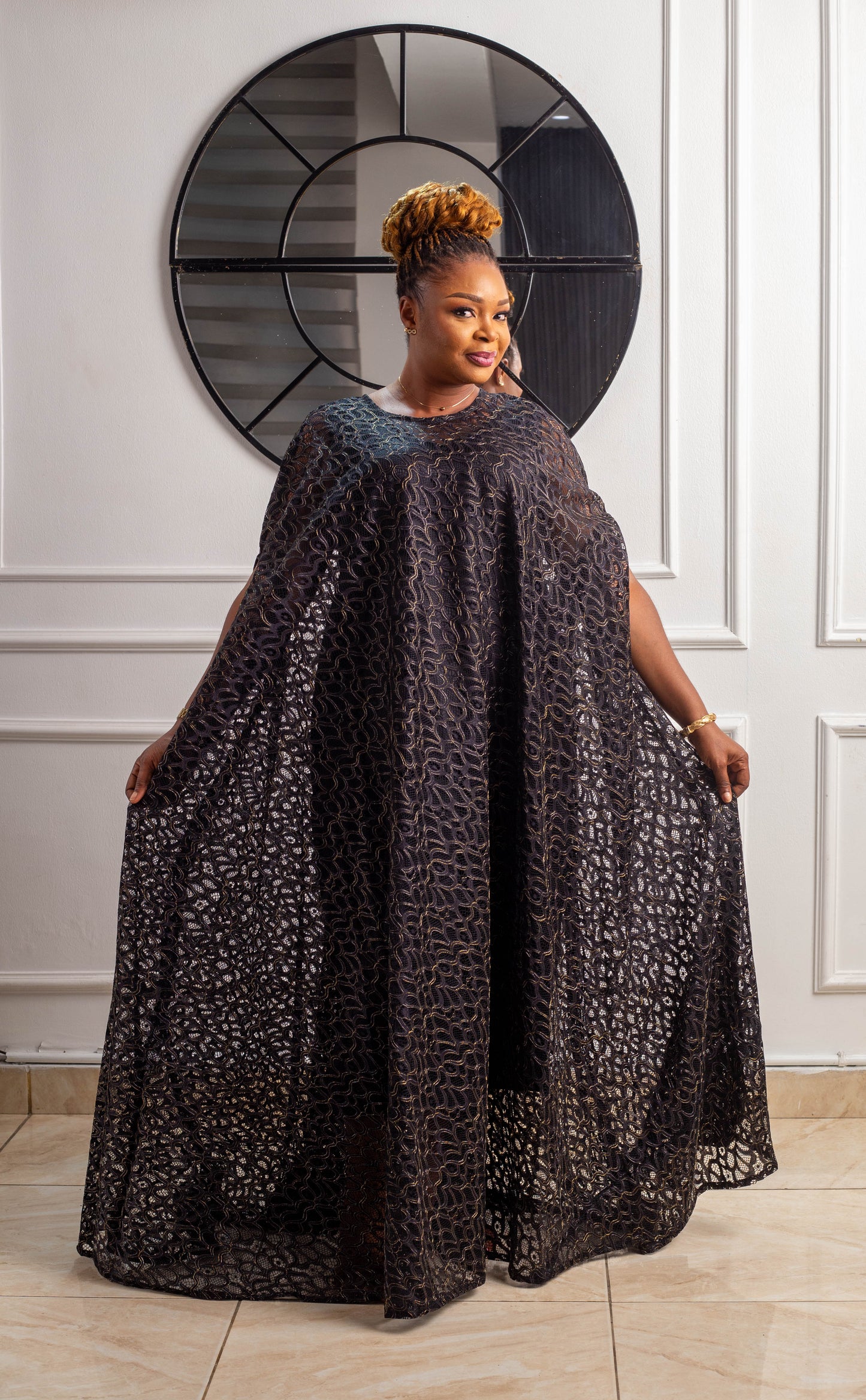 LONG GOWN SAMPLE LACE