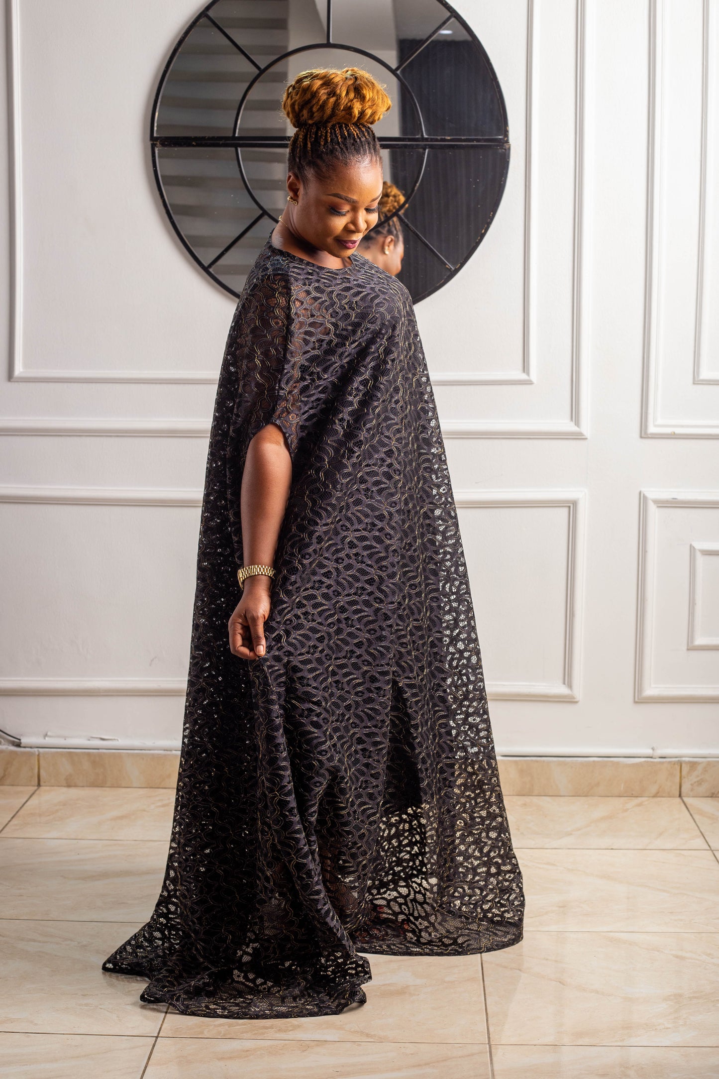 LONG GOWN SAMPLE LACE