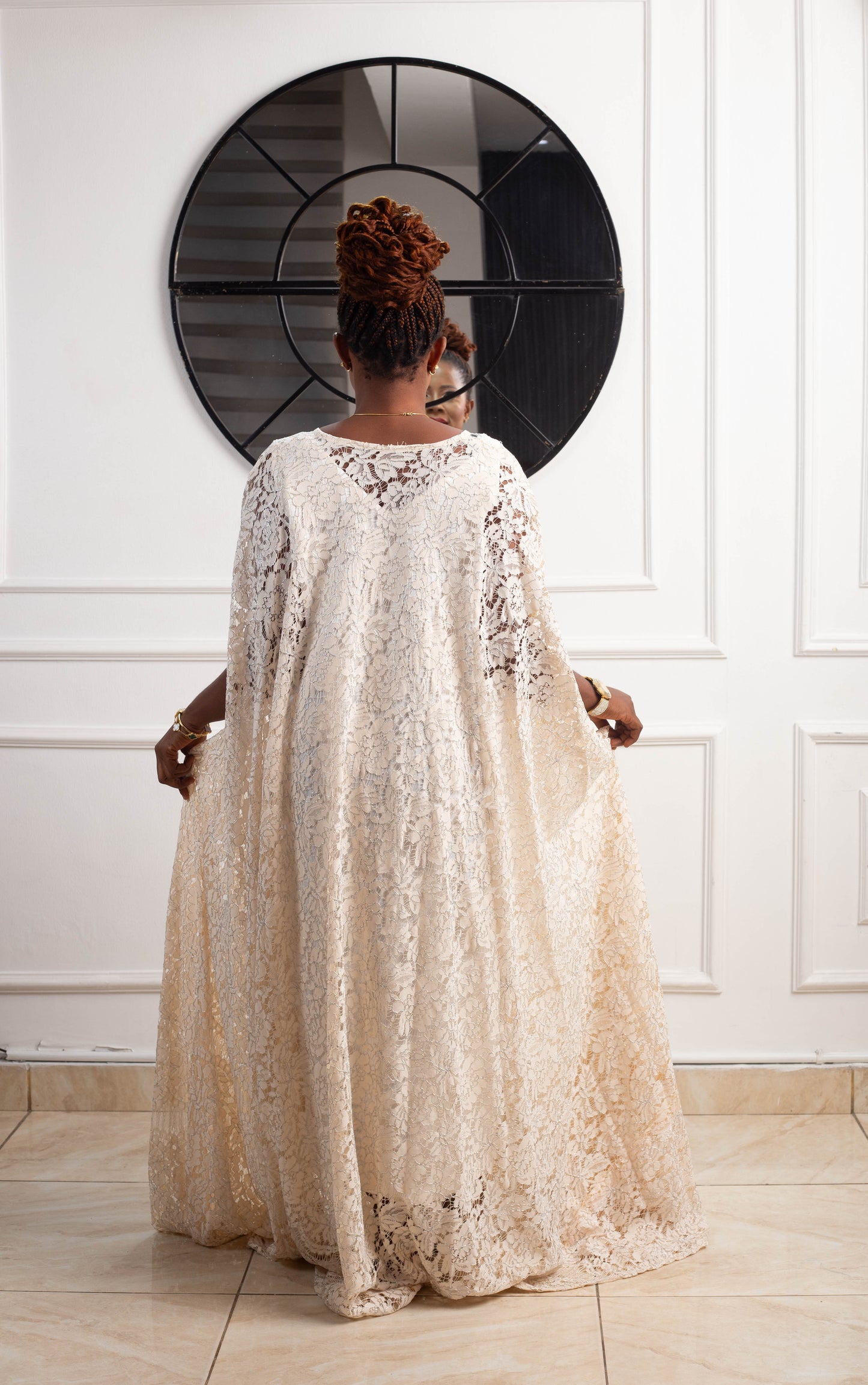 LONG GOWN SAMPLE LACE