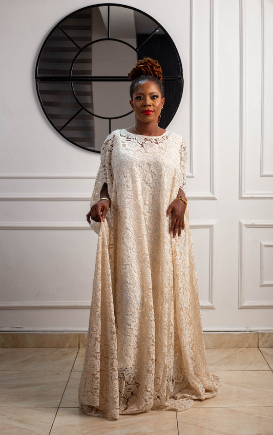 LONG GOWN SAMPLE LACE