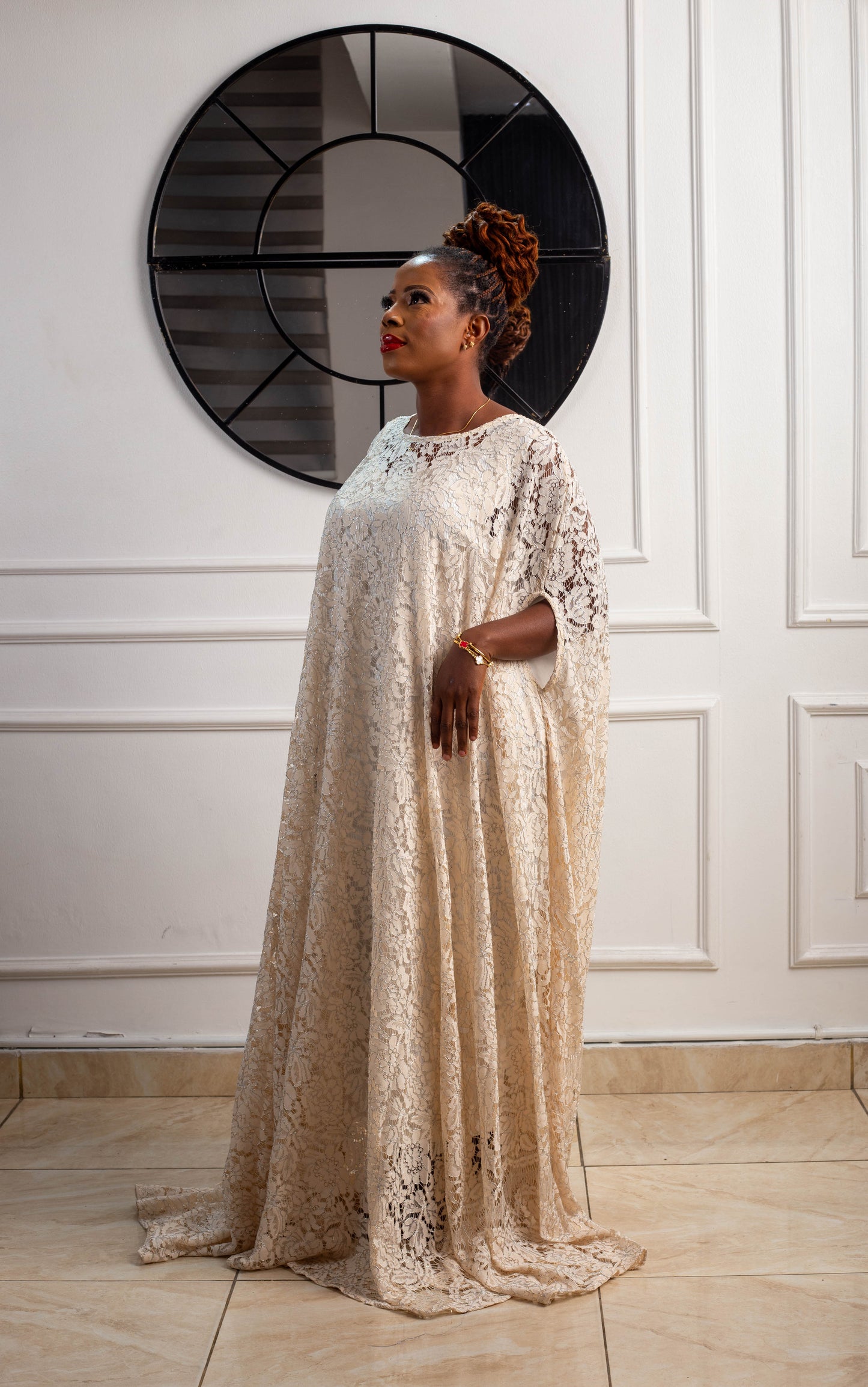 LONG GOWN SAMPLE LACE