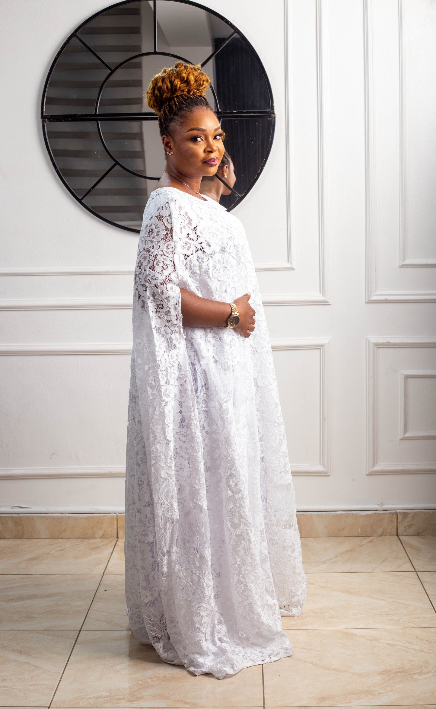 LONG GOWN SAMPLE LACE