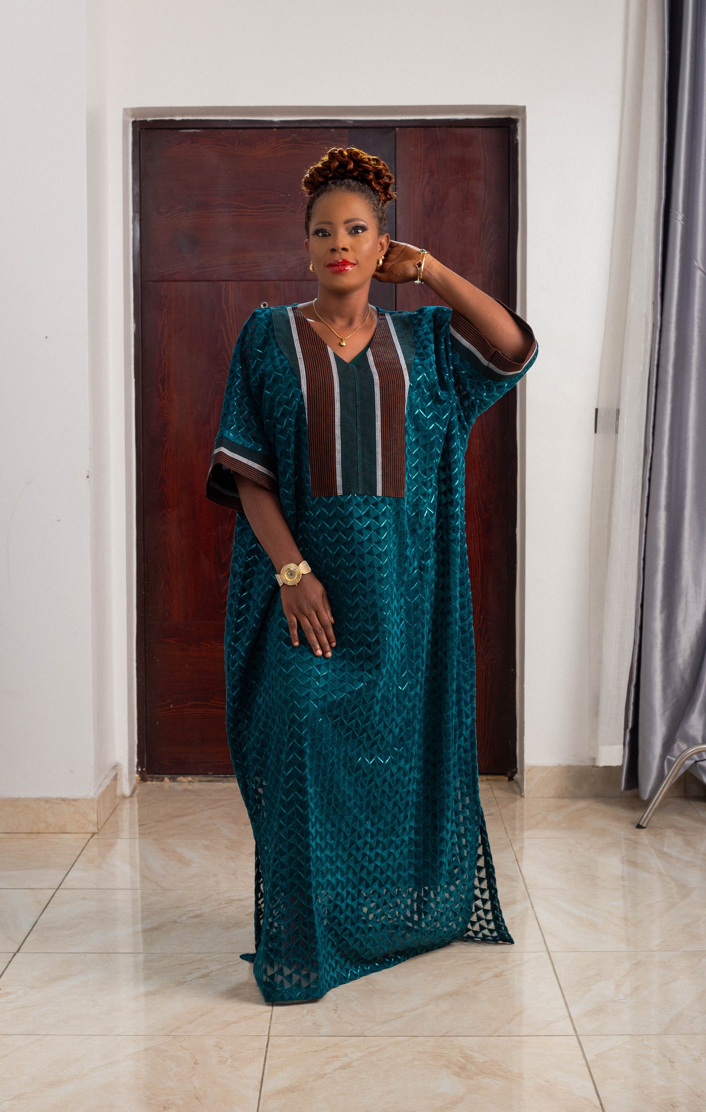 LONG GOWN SAMPLE LACE ASO OKE