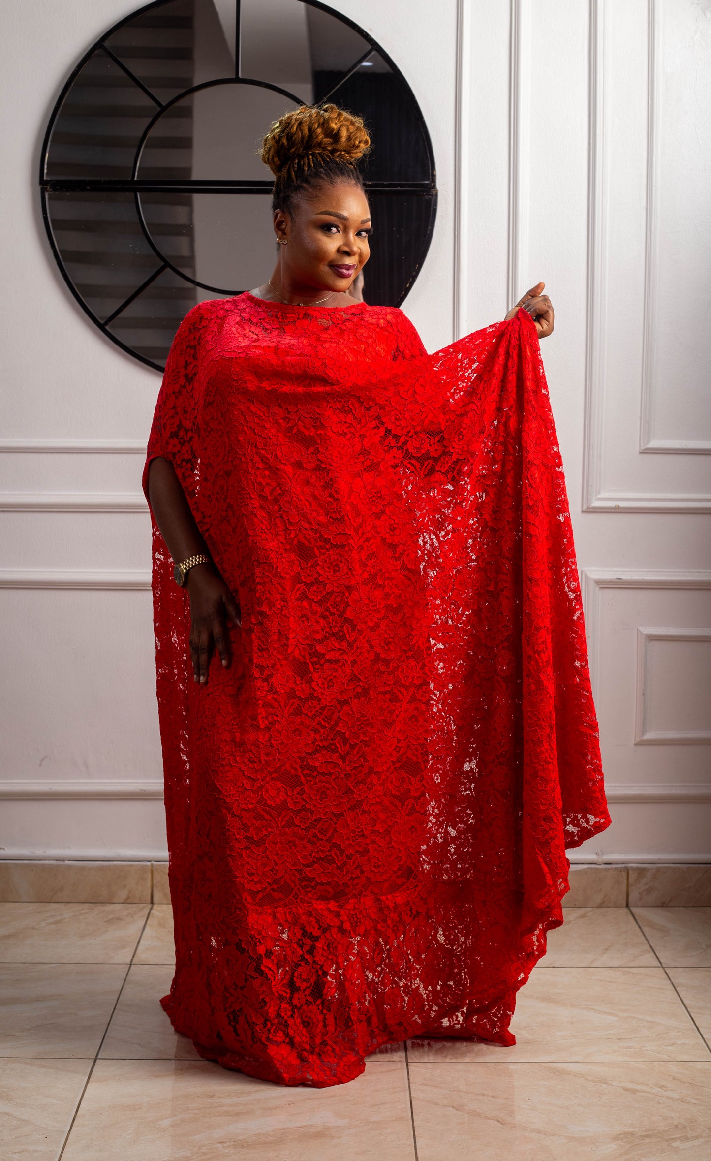LONG GOWN SAMPLE LACE