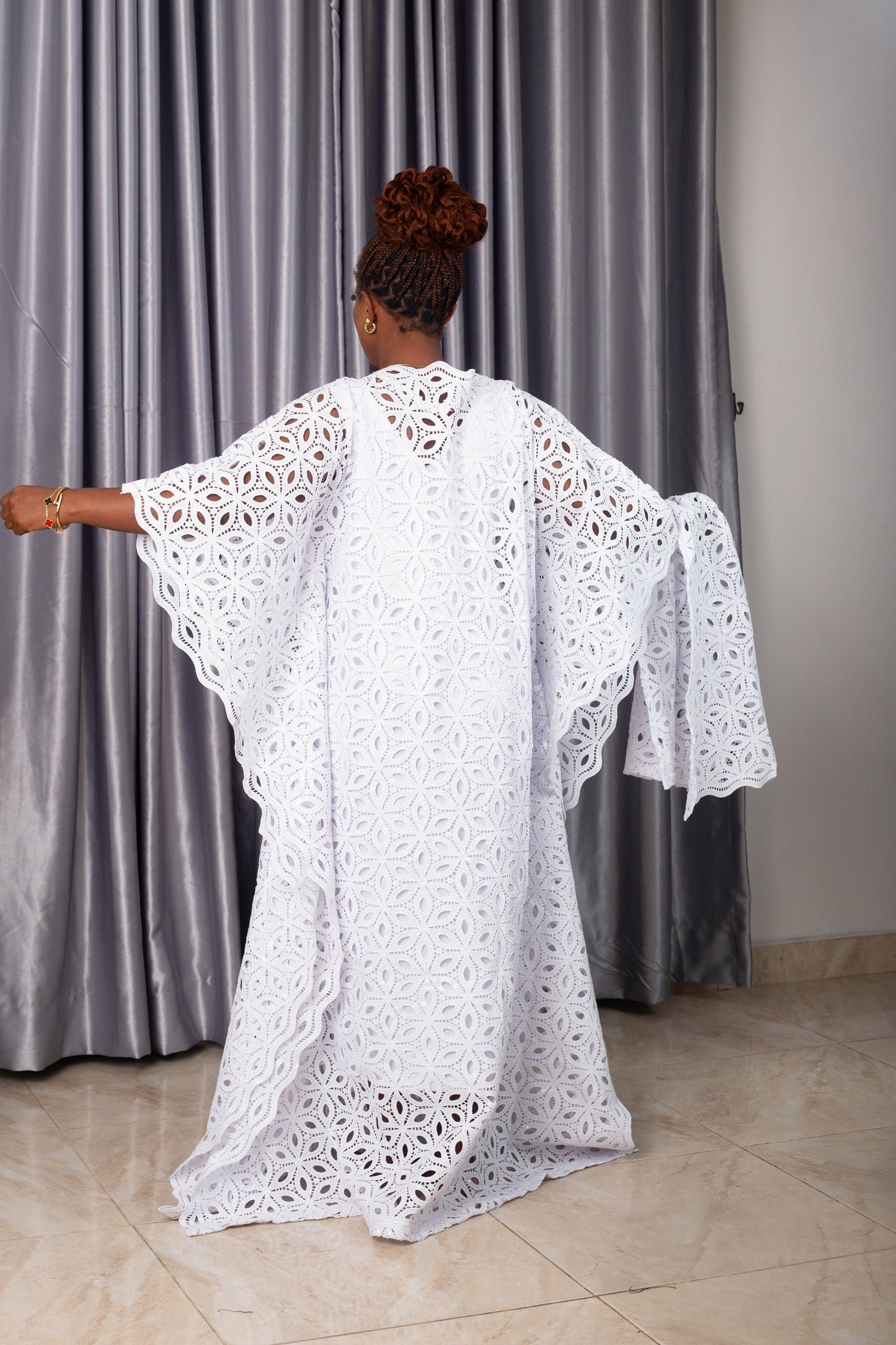 ROUND NECK CORD GOWN