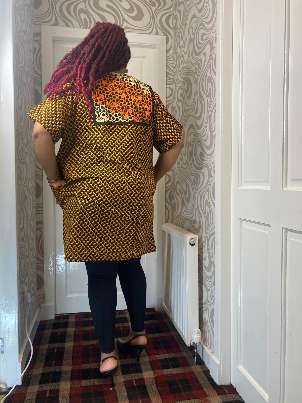 Ankara Short Gown