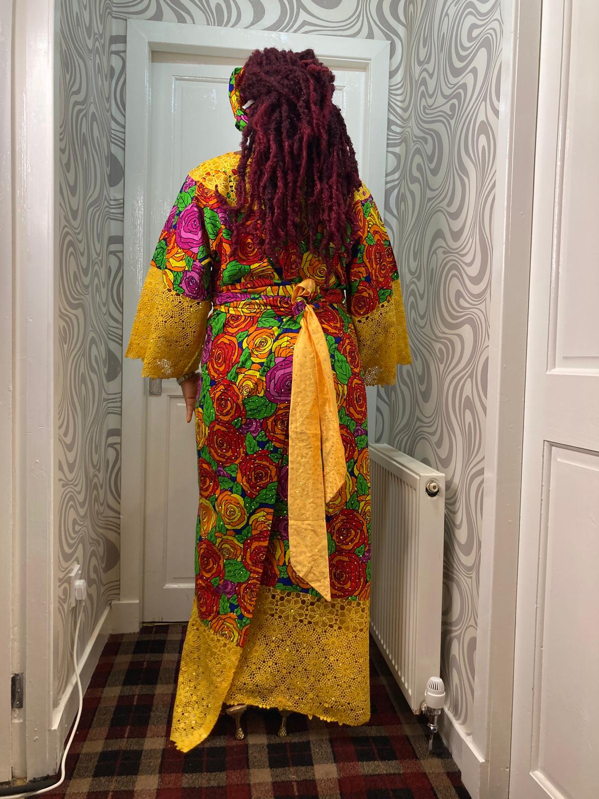 Iro And Buba Stoned And Lace Combination