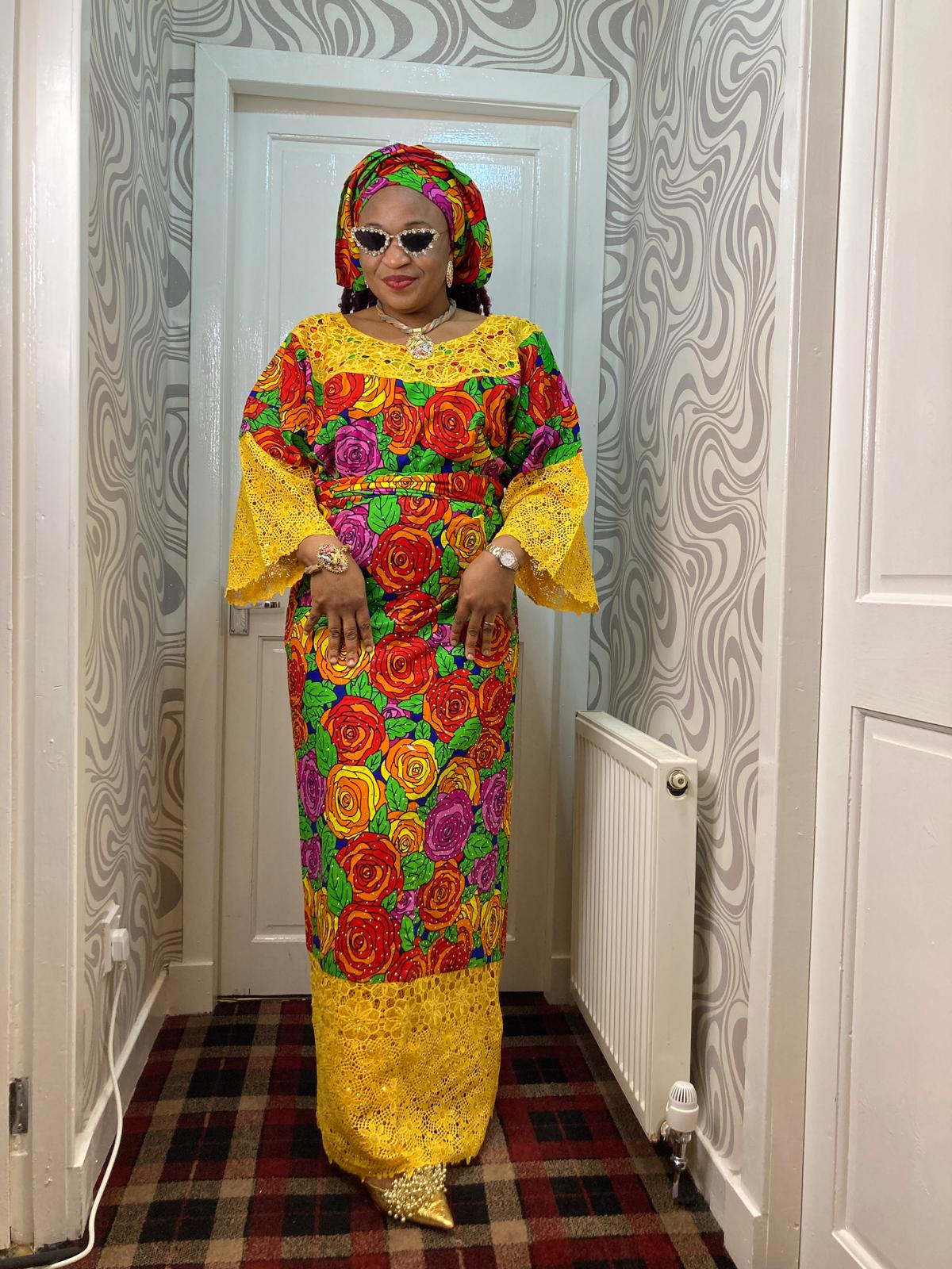 Iro And Buba Stoned And Lace Combination