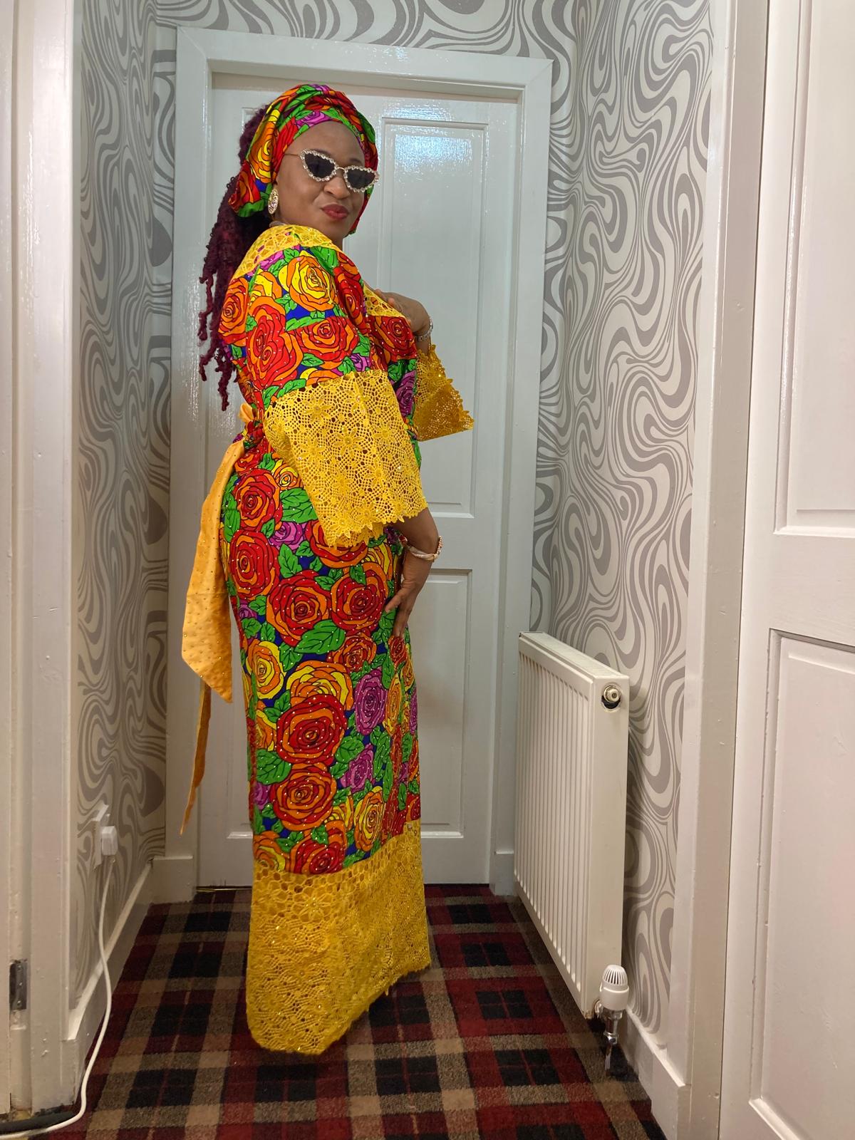 Iro And Buba Stoned And Lace Combination