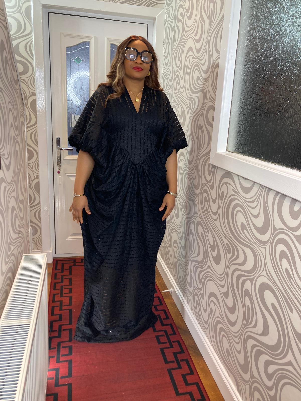 Cow Gown Sample Lace