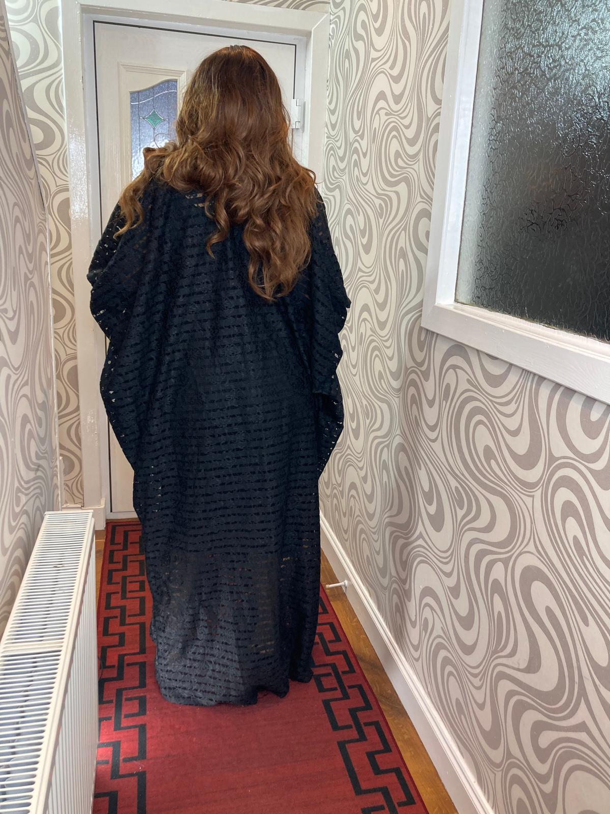 Cow Gown Sample Lace