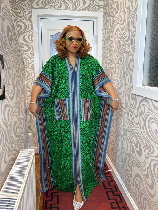 Aso oke Gown