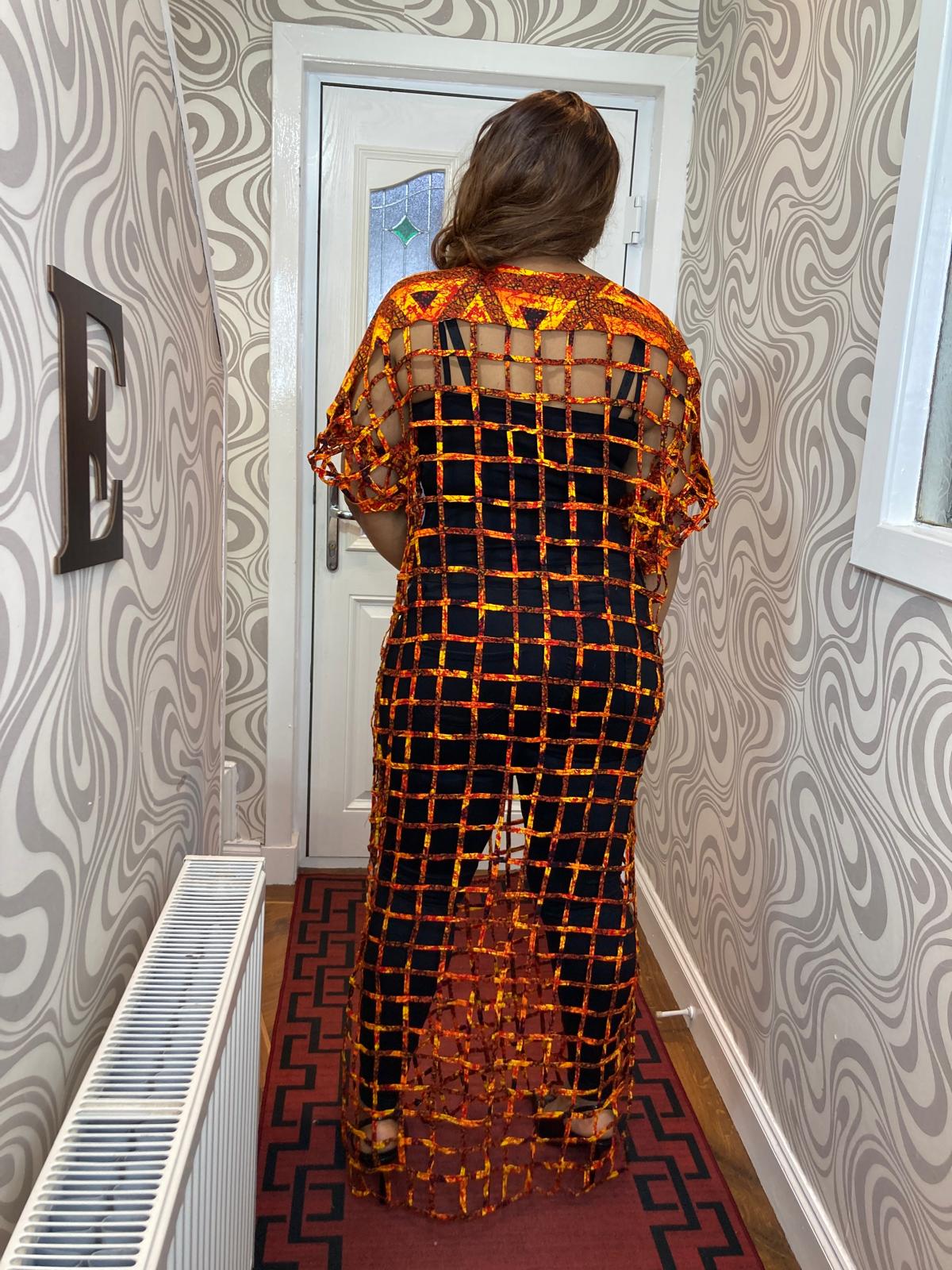Ankara Basket Gown