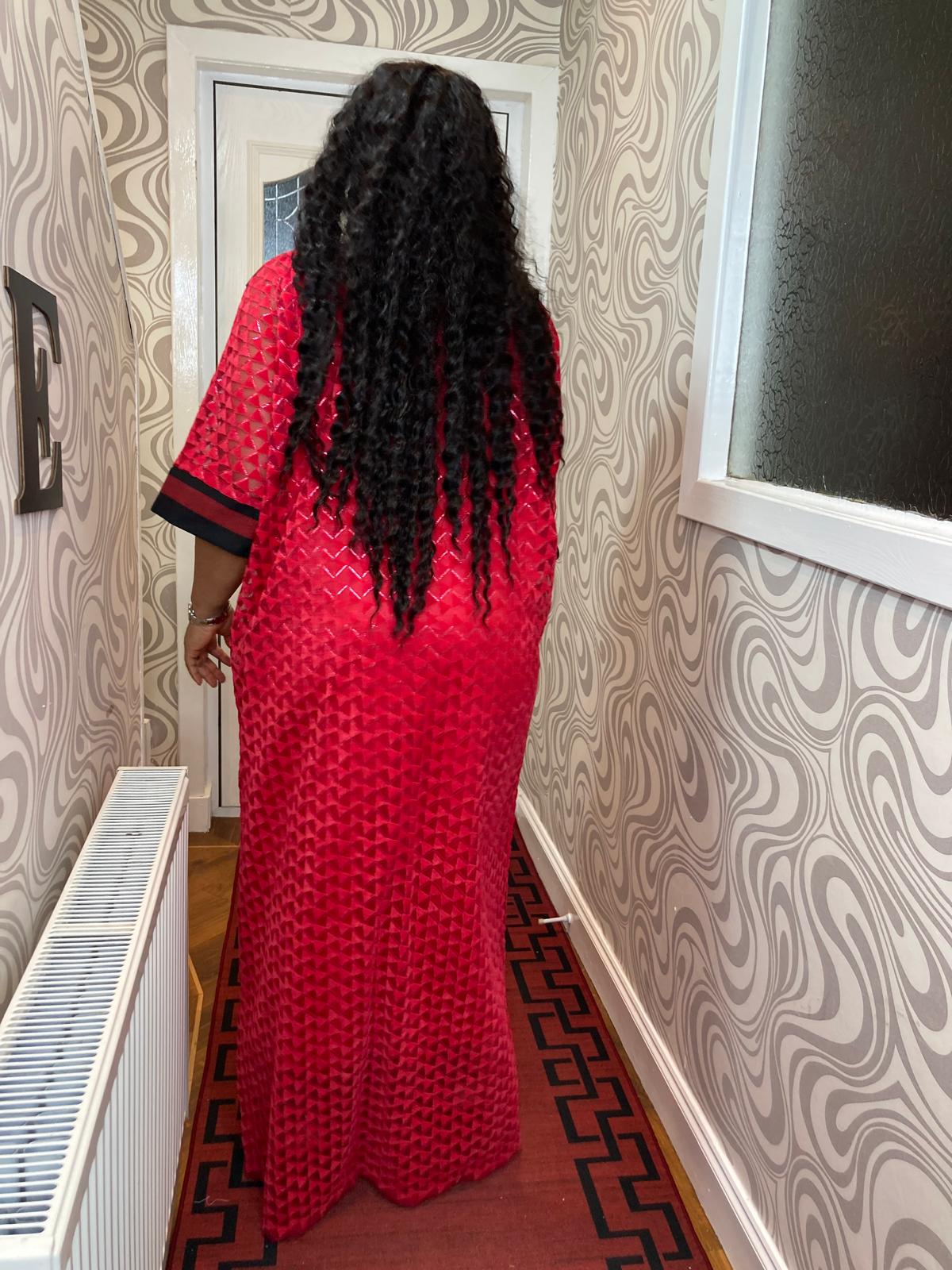 LONG GOWN SAMPLE LACE ASO OKE