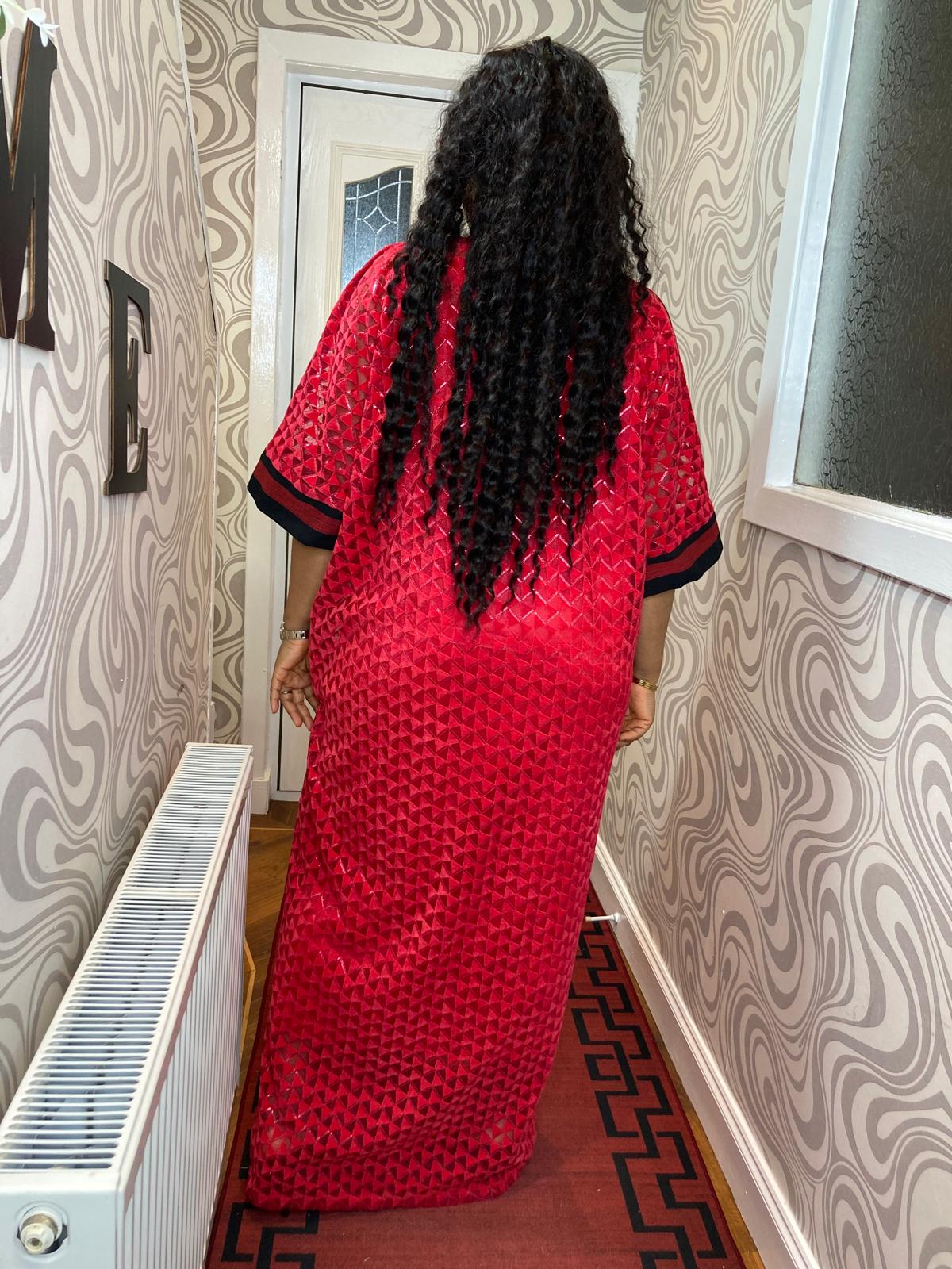 LONG GOWN SAMPLE LACE ASO OKE