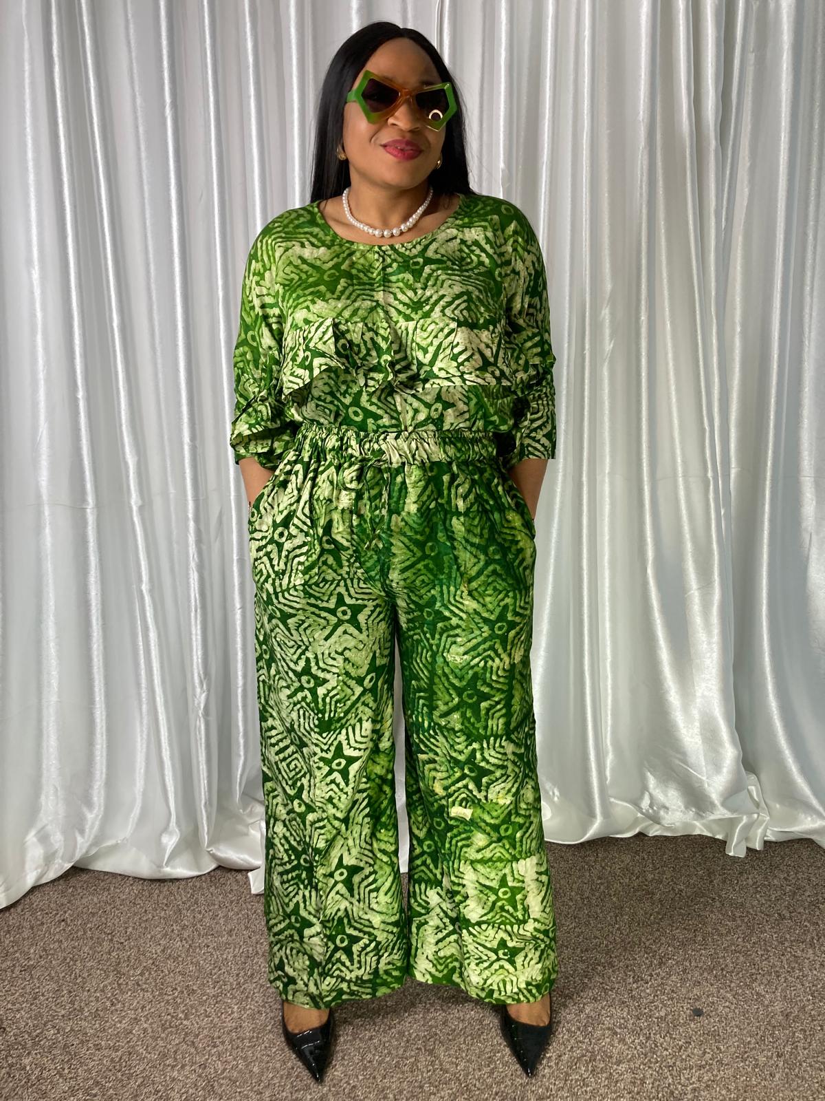 Two Piece Adire
