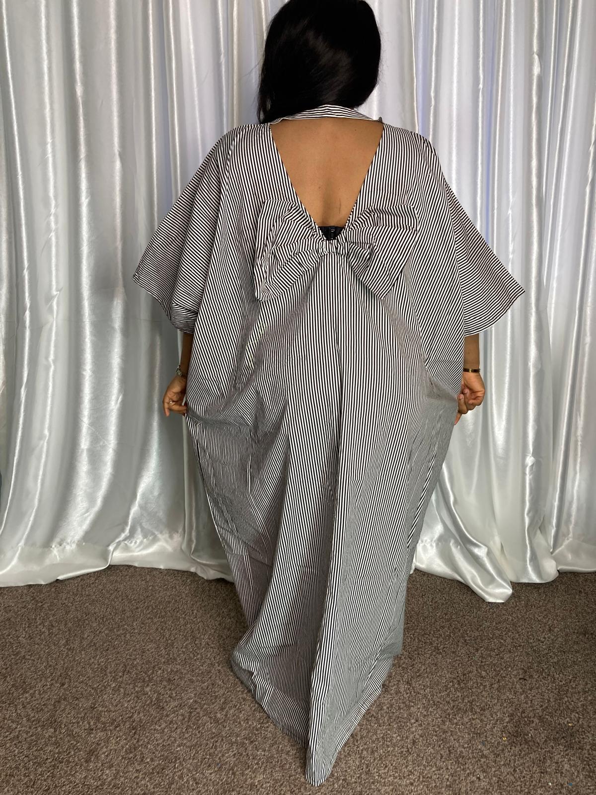 Long Pattern Buba Gown