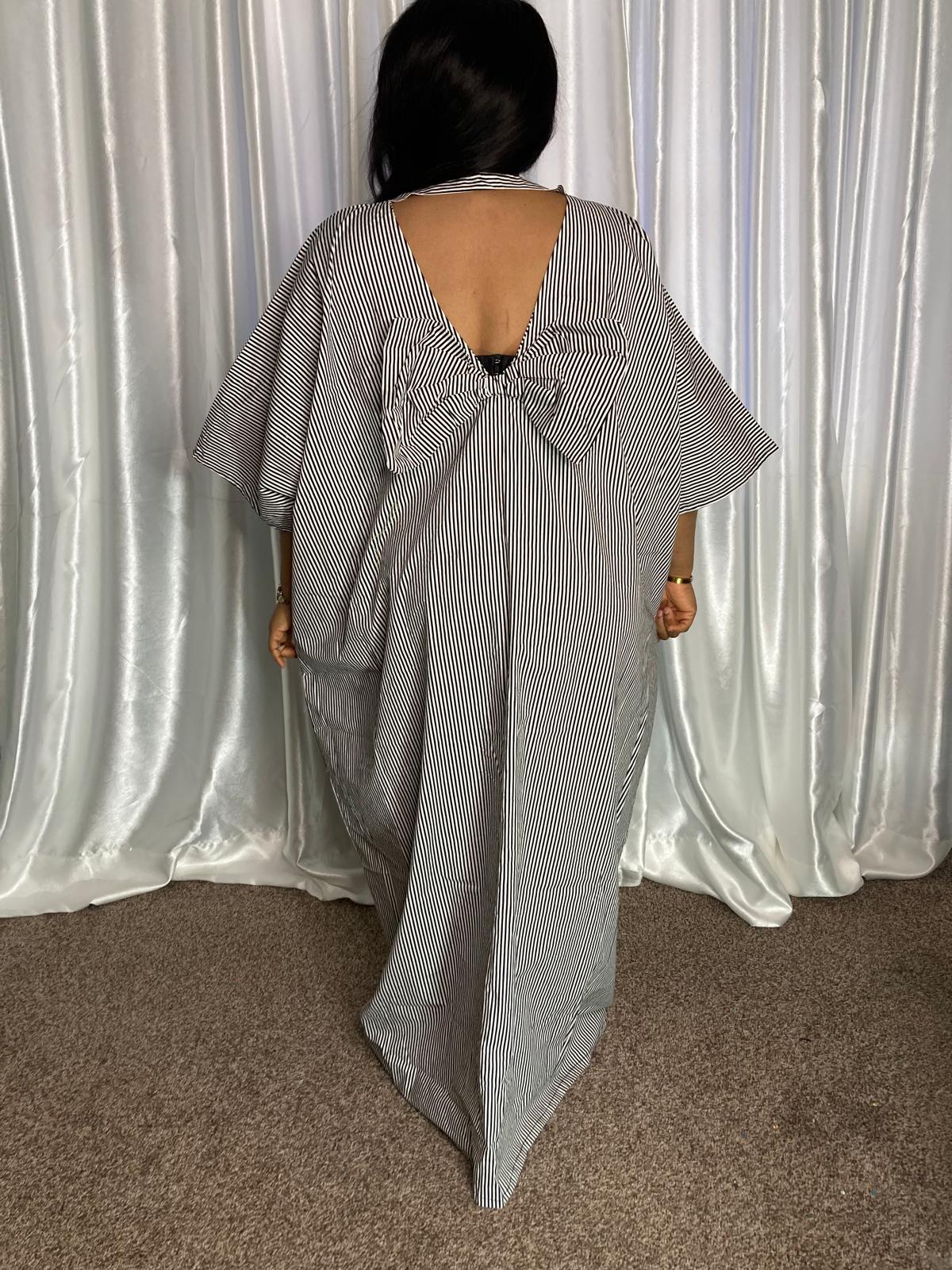 Long Pattern Buba Gown