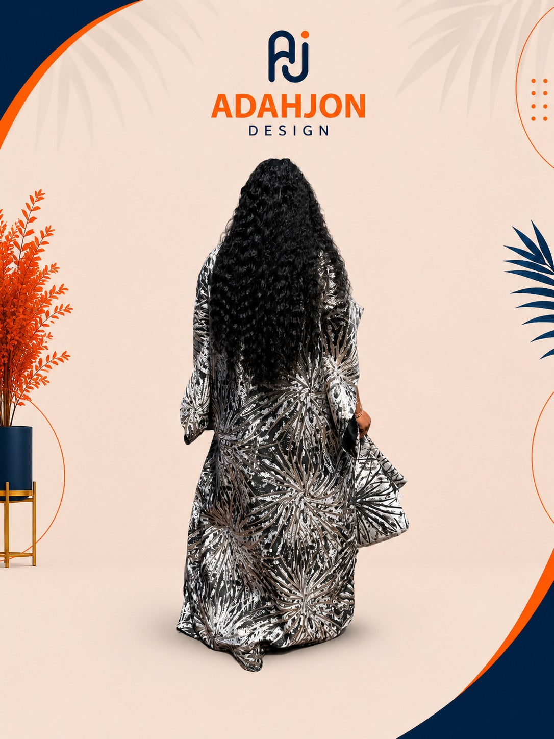 Long Brocade Gown