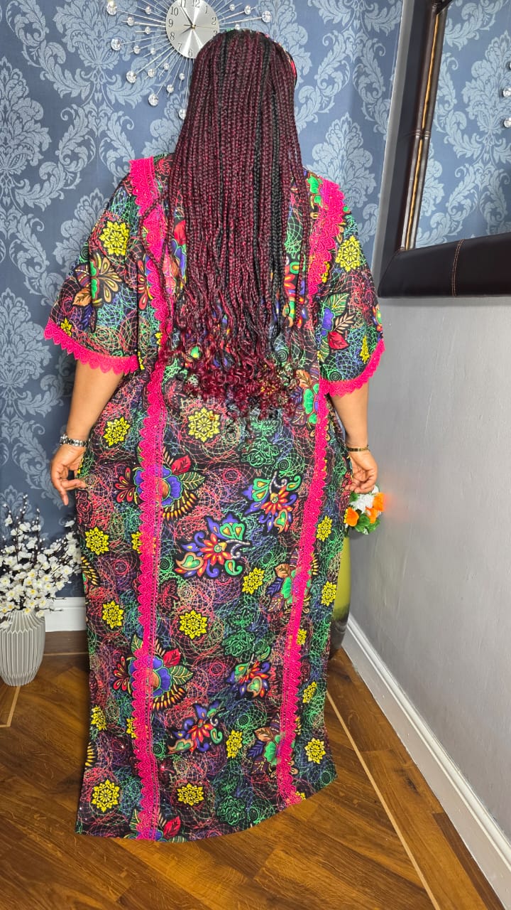 Ankara With Embroidery