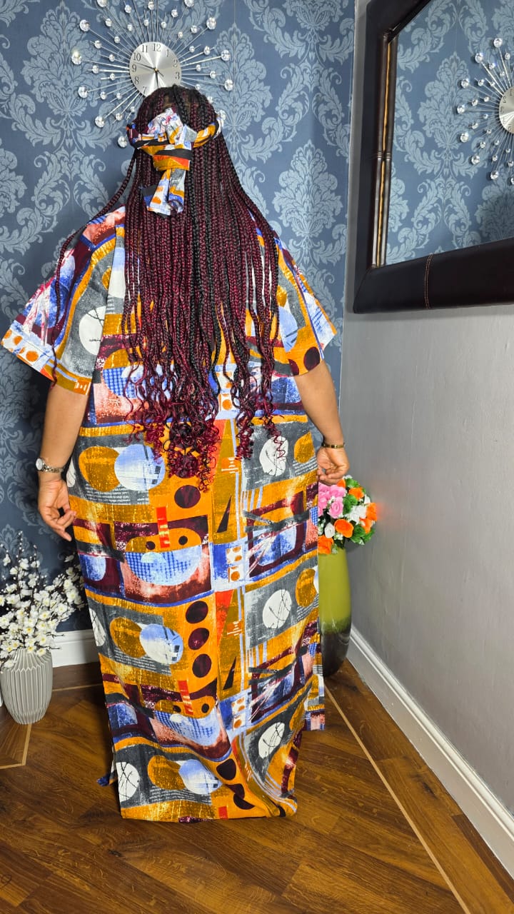 Long Ankara Gown