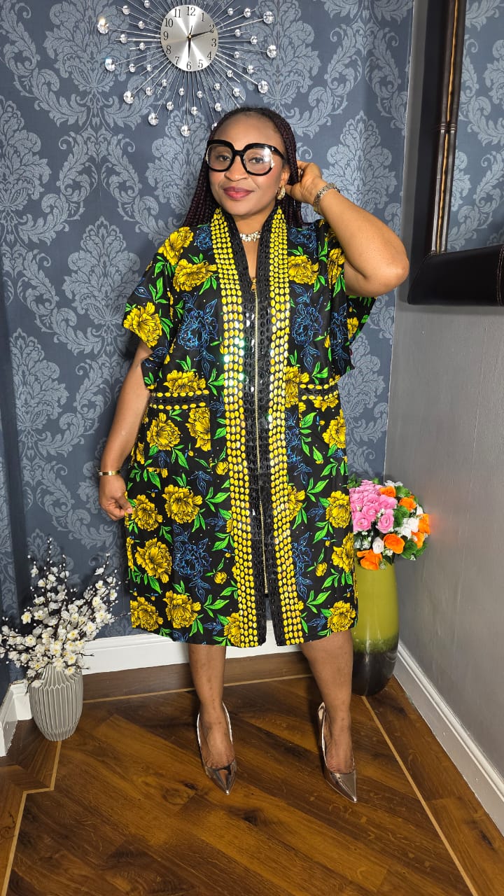 Ankara With Beads