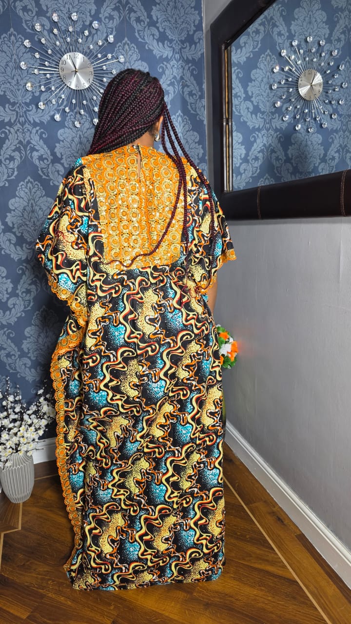 Ankara With Embroidery