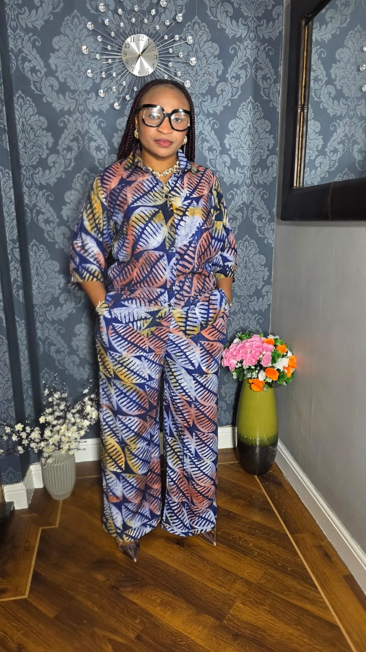 Two Piece Adire