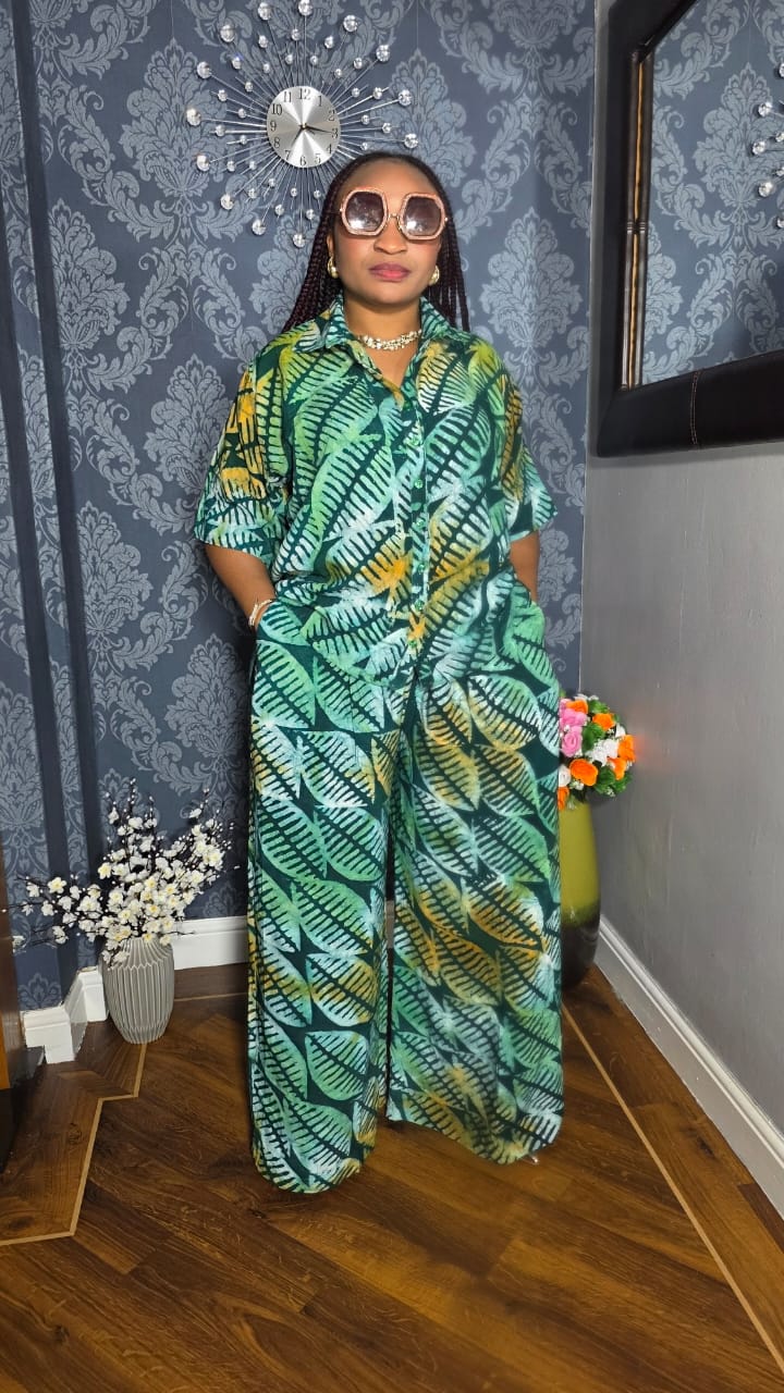 Two Piece Adire