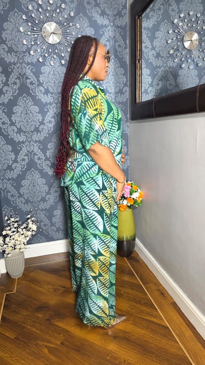 Two Piece Adire