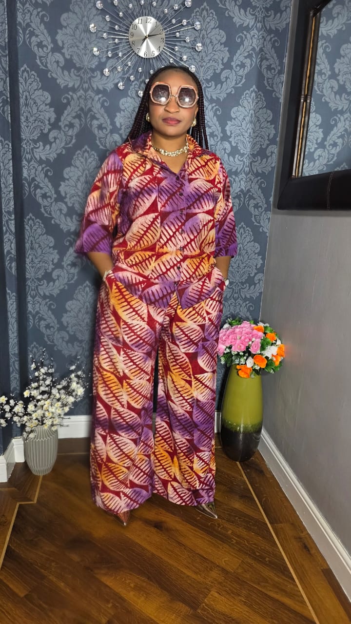 Two Piece Adire